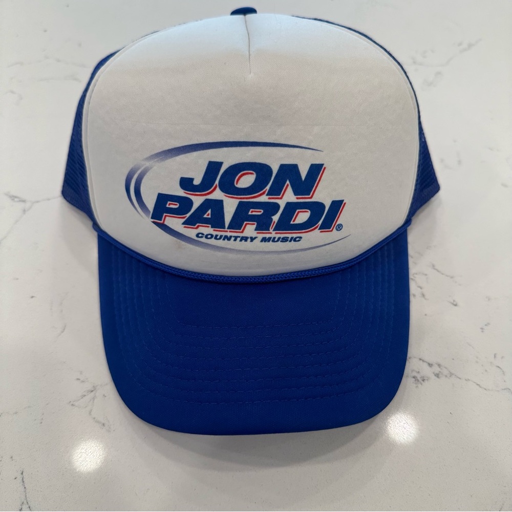 Brand New Jon Pardi Decky Trucker Hat Blue